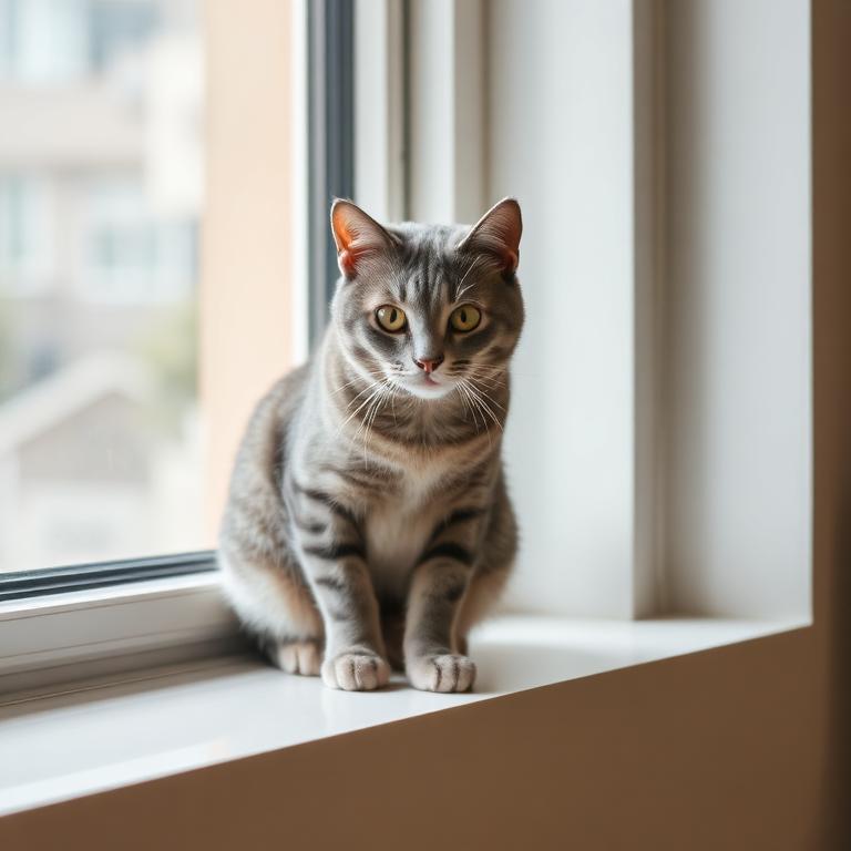 Original phone photo of a tabby cat